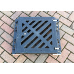 Composite Gully Grate and Frame 390 x 390mm Clear Opening  - Lockable. Rated D400 (40 ton) CG3939D400  